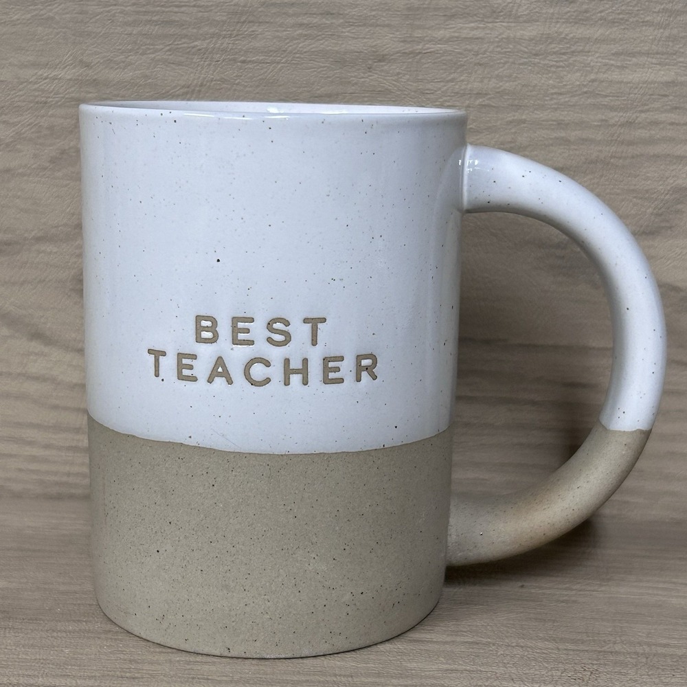 Threshold Best Teacher Ever Coffee Tea Mug Cup Handle 16oz Favorite Gift Present
